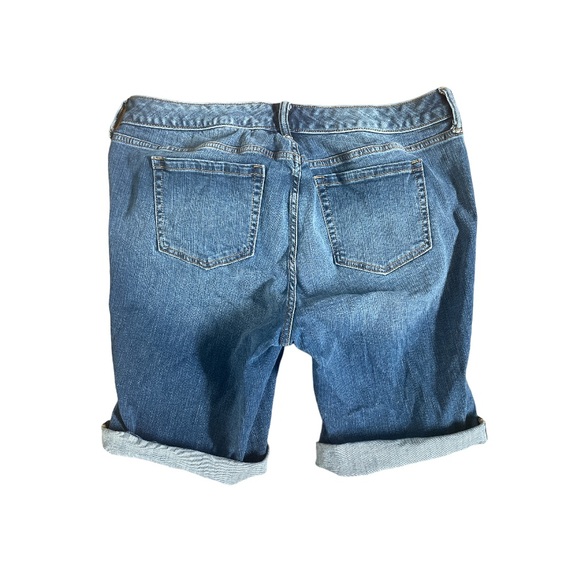 TORRID➕Destroyed Denim Boyfriend Bermuda Shorts - Picture 5 of 8